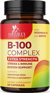 Foto 1 | Foto 1 | Suplemento B Complex Nature's Nutrition B-100 60 Cápsulas - Venta Internacional.