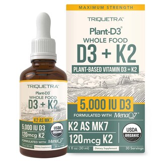 Foto 1 | Foto 1 | Suplemento Triquetra Health Organic Plant D3 + K2 5000 Ui - Venta Internacional.