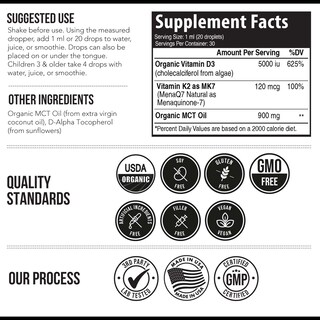 Foto 7 | Foto 7 | Suplemento Triquetra Health Organic Plant D3 + K2 5000 Ui - Venta Internacional.