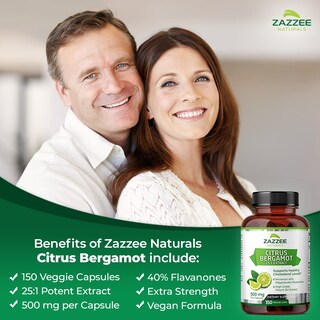 Foto 2 | Foto 2 | Suplemento Zazzee Extra Strength, Extracto De Bergamota Cítrica 25:1 - Venta Internacional.