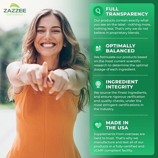 Foto 5 | Foto 5 | Suplemento Zazzee Extra Strength, Extracto De Bergamota Cítrica 25:1 - Venta Internacional.