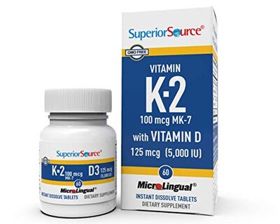 Foto 1 | Foto 1 | Suplemento Superior Source K2 (mk-7) De 100 Mcg Con D3 5000 Ui 60  - Venta Internacional.