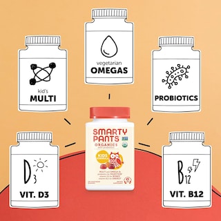 Foto 4 | Foto 4 | Suplemento Multivitamínico Diario Orgánico Gummy Kids Smartypants 120 Gomitas Vegetarianas - Venta Internacional