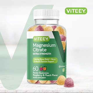 Foto 2 | Foto 2 | Suplemento Viteey Gummies Extra Strength Con Citrato De Magnesio - Venta Internacional.