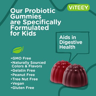 Foto 5 | Foto 5 | Gomitas Vitey Probiotics Plus Con Fibra Prebiótica Extra Fuerte - Venta Internacional.