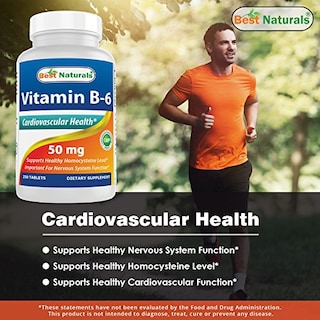 Foto 3 | Foto 3 | Suplemento Best Naturals De Vitamina B6, 50 Mg, 250 Comprimidos - Venta Internacional.