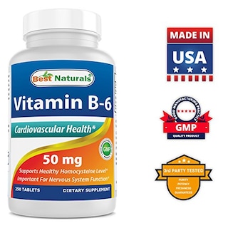 Foto 5 | Foto 5 | Suplemento Best Naturals De Vitamina B6, 50 Mg, 250 Comprimidos - Venta Internacional.