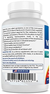 Foto 7 | Foto 7 | Suplemento Best Naturals De Vitamina B6, 50 Mg, 250 Comprimidos - Venta Internacional.