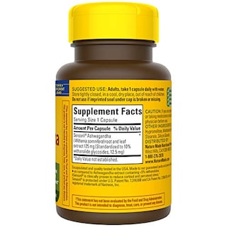 Foto 7 | Foto 7 | Suplemento Natural, Cápsulas De Ashwagandha, 125 Mg, 60 Unidades - Venta Internacional.