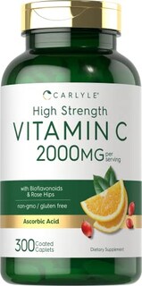 Foto 1 | Foto 1 | Suplemento Carlyle De Vitamina C De 2000 Mg Con Escaramujo 300 Cápsulas - Venta Internacional
