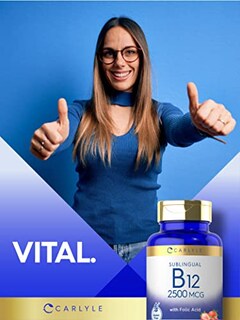Foto 6 | Foto 6 | Suplemento De Vitamina B12 Carlyle De 2500 Mcg Con Ácido Fólico, 250 Tabletas - Venta Internacional.
