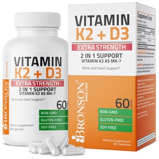 Foto 1 | Foto 1 | Complemente La Vitamina K2 (mk7) De Bronson Con D3 Extra Strength - Venta Internacional