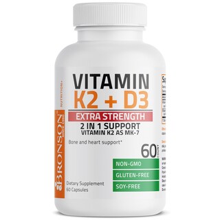 Foto 5 | Foto 5 | Complemente La Vitamina K2 (mk7) De Bronson Con D3 Extra Strength - Venta Internacional