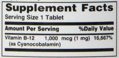 Foto 7 | Foto 7 | Suplemento Vitamínico Nature's Bounty Vitamina B12 1000 Mcg 100 T - Venta Internacional.