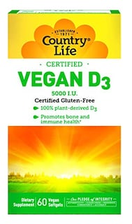 Foto 1 | Foto 1 | Suplemento Country Life Vegan D3 En Cápsulas 60 Unidades - Venta Internacional.
