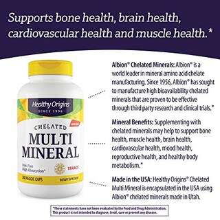 Foto 4 | Foto 4 | Suplemento Healthy Origins Con Quelatos Multiminerales 240 Cápsulas - Venta Internacional.