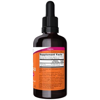 Foto 2 | Foto 2 | Vitamina D-3 Líquida Supplement Now, 60 Ml, Ayuda A Fortalecer Los Huesos - Venta Internacional.