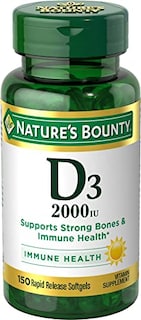 Foto 1 | Foto 1 | Suplemento De Vitamina D De Nature's Bounty, 2000 Ui, 150 Cápsulas Blandas - Venta Internacional.