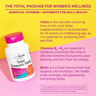Foto 3 | Foto 3 | Multivitamínico Pink Stork Total Multi Para Mujer, 30 Cápsulas - Venta Internacional.