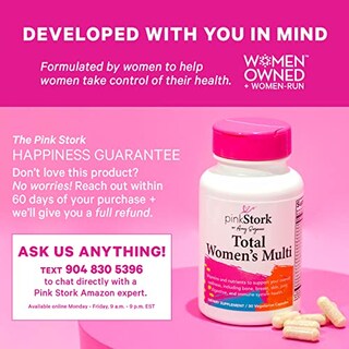 Foto 6 | Foto 6 | Multivitamínico Pink Stork Total Multi Para Mujer, 30 Cápsulas - Venta Internacional.