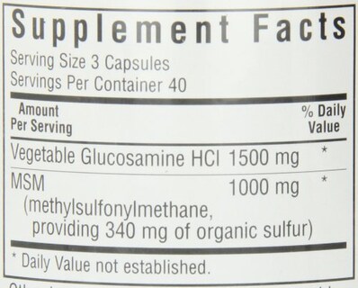 Foto 7 | Foto 7 | Suplemento Bluebonnet Vegetarian Glucosamina + Msm 120 Cápsulas - Venta Internacional.