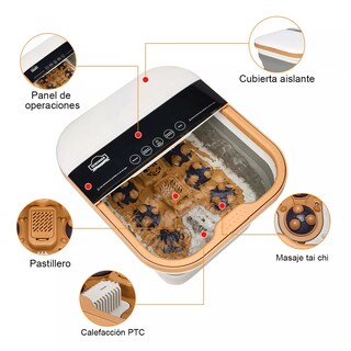 Foto 2 | Foto 2 | Tina De Spa Masaje Para Pies Rodillo Infrarrojo Termostático Eo Safe Imports Esi-13086 Multicolor