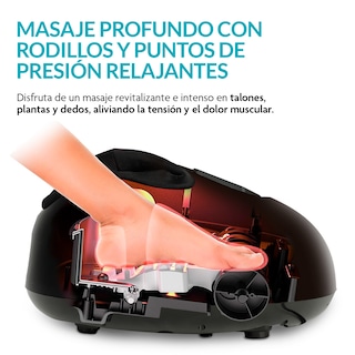 Foto 3 | Foto 3 | Masajeador De Pies Eléctrico Con Calor Vibración Compresión De Aire, Neurolux, Color Negro