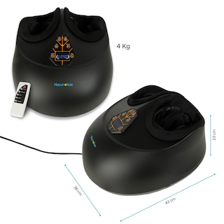 Foto 8 | Foto 8 | Masajeador De Pies Eléctrico Con Calor Vibración Compresión De Aire, Neurolux, Color Negro