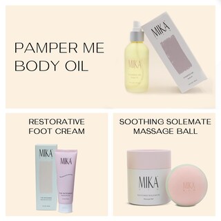 Foto 3 | Foto 3 | Paquete De Regalo Mika Vie Age Playfully Body Oil + Loción Para Pies - Venta Internacional.