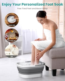 Foto 6 | Foto 6 | Bañera Plegable Nekteck Para Remojo De Pies Con Acupresión - Venta Internacional.