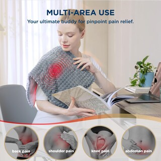 Foto 4 | Foto 4 | Almohadilla Térmica Bedsure Back Para Cuello Y Hombros, 2,85 Kg, Color Gris - Venta Internacional.