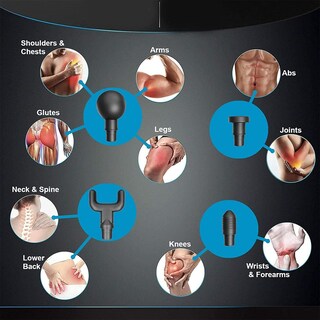 Foto 3 | Foto 3 | Masajeador Muscular Eléctrico de Percusión Led Masajeador Para Espalda Cuello Hombro