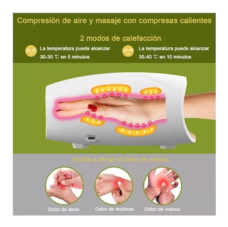 Foto 4 | Foto 4 | Masajeador de Mano BELUG color Blanco Eléctrico Compresión de Aire 3 Modos