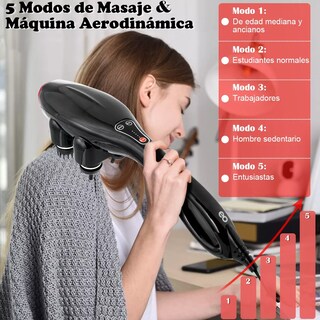 Foto 3 | Foto 3 | Masajeadores Eléctricos, Pistola De Masaje Eo Safe Imports Esi-16294-1 Negro