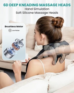 Foto 2 | Foto 2 | Masajeador De Cuello Nekteck 6d Shiatsu Con Calor Para El Dolor De Cuello Y Espalda - Venta Internacional.