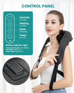 Foto 4 | Foto 4 | Masajeador De Cuello Nekteck 6d Shiatsu Con Calor Para El Dolor De Cuello Y Espalda - Venta Internacional.