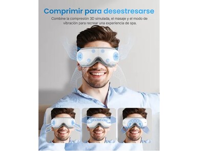 Foto 4 | Foto 4 | Título: Xtellar Masajeador De Ojos Renpho Con Calor Y Conexión Bluetooth - Relajación Al Máximo