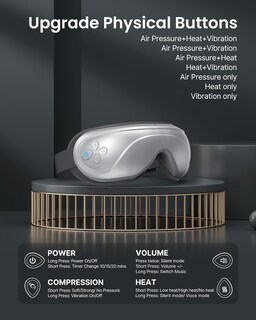 Foto 5 | Foto 5 | Masajeador De Ojos Renpho Eyeris 2 Con Calor Para Aliviar Las Migrañas - Venta Internacional.