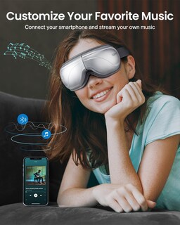 Foto 6 | Foto 6 | Masajeador De Ojos Renpho Eyeris 2 Con Calor Para Aliviar Las Migrañas - Venta Internacional.