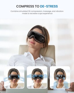 Foto 5 | Foto 5 | Masajeador De Ojos Renpho Eyeris 1 Con Calor Para Aliviar La Migraña - Venta Internacional.