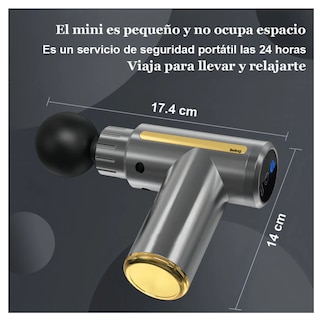 Foto 4 | Foto 4 | Pistola De Masaje Muscular Masajeador Portátil Belug, Gris