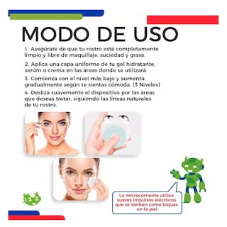 Foto 5 | Foto 5 | Masajeador De Microcorriente De La Piel Y La Cara Belug, Negro