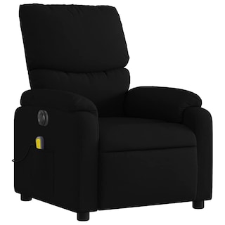 Foto 5 | Foto 5 | Sillón Reclinable Eléctrico De Masaje Vidaxl De Tela Negra - Venta Internacional.