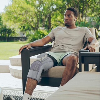 Foto 4 | Foto 4 | Masajeador De Compresión De Rodilla Homedics Modulair Gris Con Calor