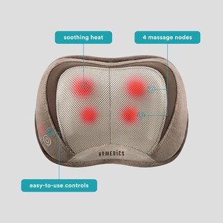 Foto 3 | Foto 3 | Almohada De Masaje Homedics Para Espalda Y Cuello Con Heat Shiatsu 3d - Venta Internacional.