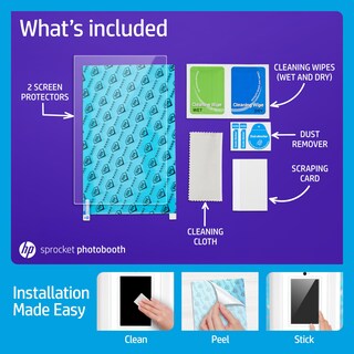 Foto 3 | Foto 3 | Protector De Pantalla Hp Sprocket Photobooth 9h Resistente A Los Arañazos - Venta Internacional.
