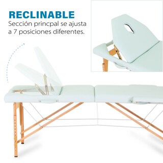 Foto 4 | Foto 4 | Cama de Masaje Ajustable Onof Mb-001 Portátil color Verde Menta