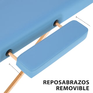 Foto 4 | Foto 4 | Cama de Masaje Plegable Onof Milan-04 Cuadrada con Accesorios color Azul