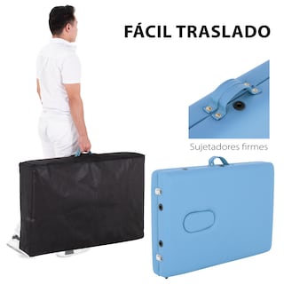 Foto 6 | Foto 6 | Cama de Masaje Plegable Onof Milan-04 Cuadrada con Accesorios color Azul