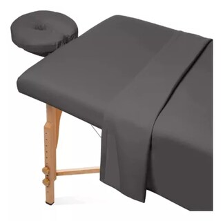 Foto 1 | Foto 1 | Kit Spa 3 Pzas Sábanas Para Cama De Masaje - Gris